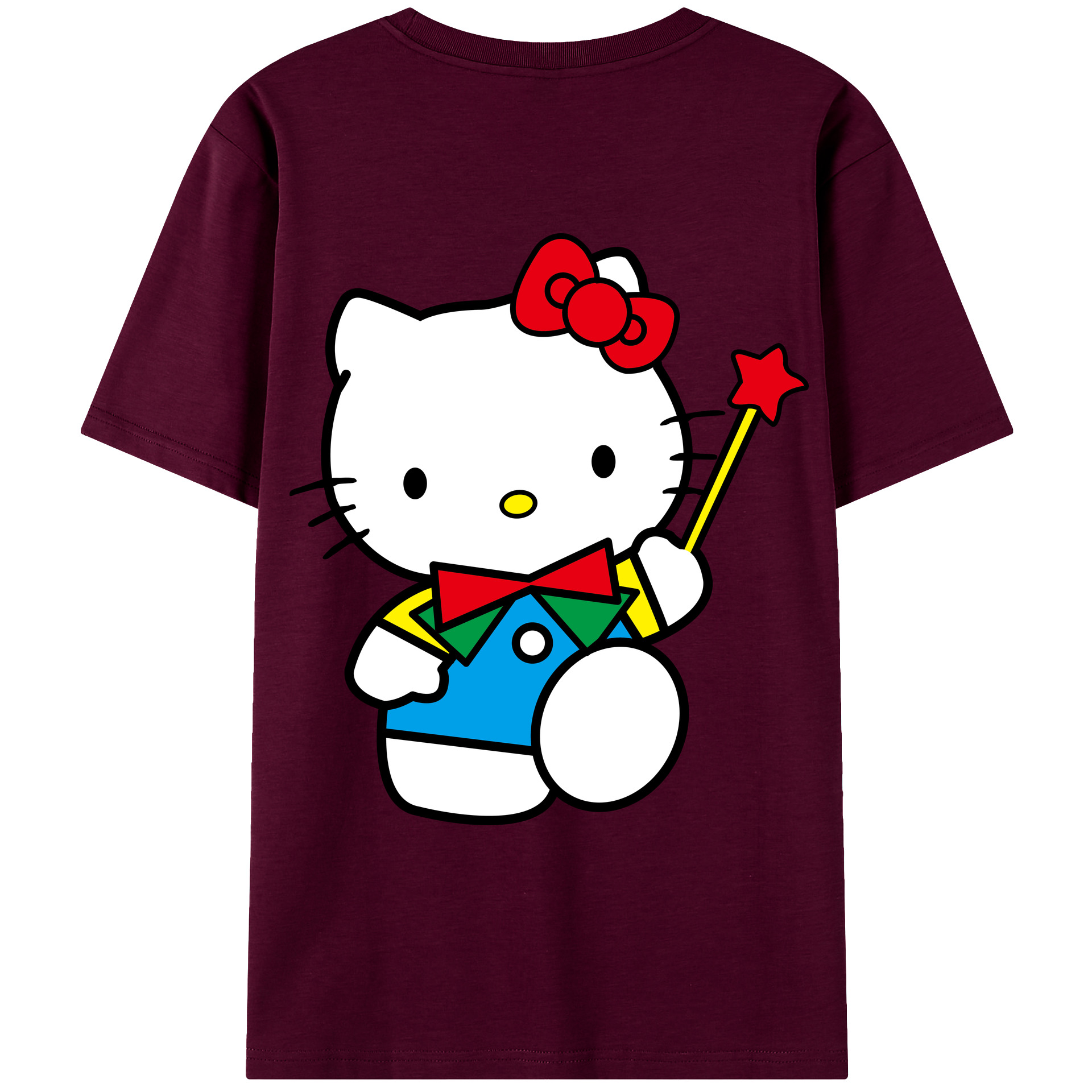 （画像用） Hello Kitty ハローキティ レディース半袖Tシャツ(バックプリント)